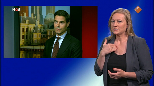 NOS Gesprek minister-president met gebarentaal