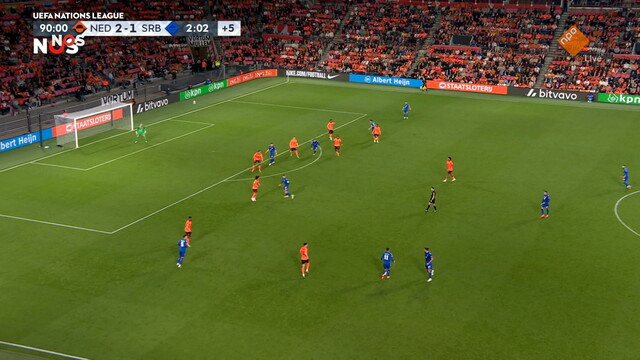 NOS Voetbal Nations League Nederland - Servië nabeschouwing