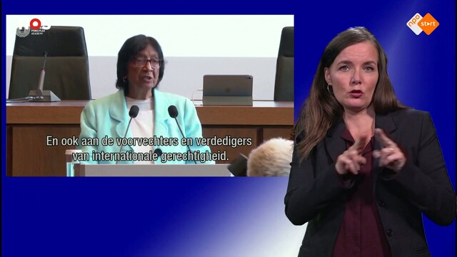 NOS Journaal met gebarentaal