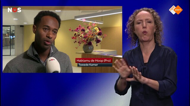 Override of the title NOS Journaal met gebarentaal