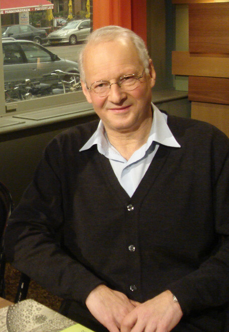 Floris Cohen met zijn boek