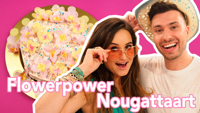 Flowerpower Nougattaart met Rutger - Recept | Jill