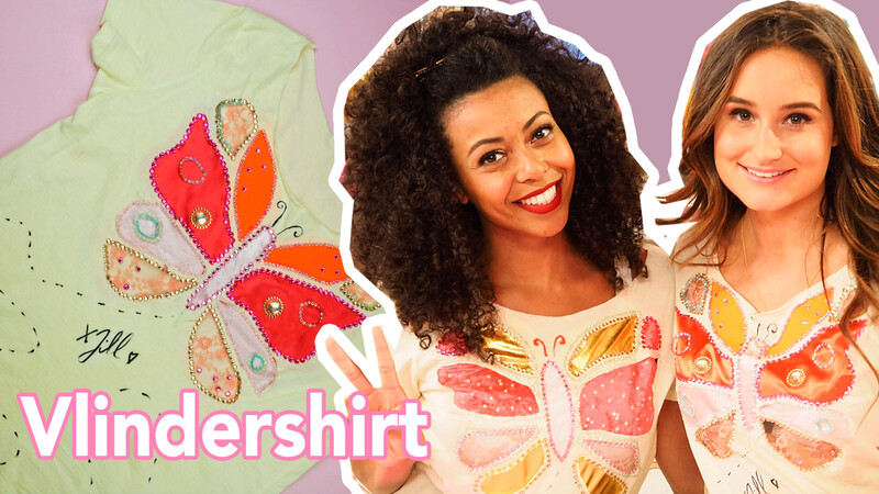 Vlindershirt maken met Fenna - DIY | Jill