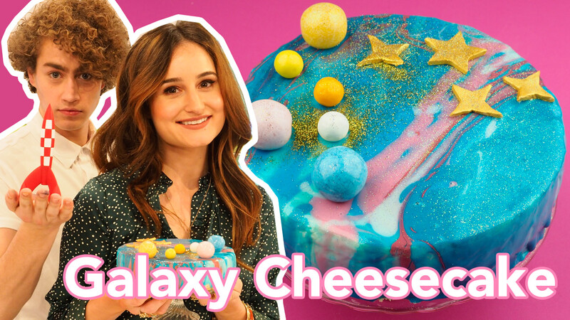 Galaxy Cheesecake met Julian (Brugklas) - Recept | Jill