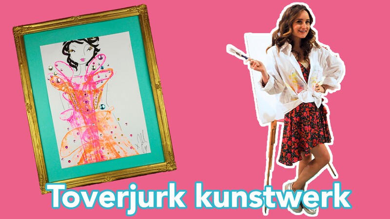 Toverjurk kunstwerk met touw