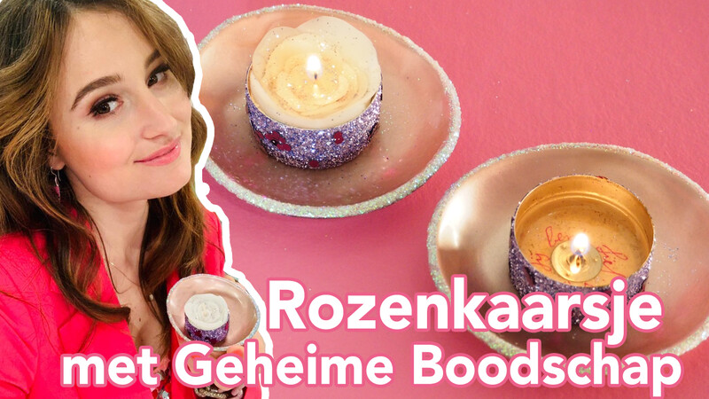 Rozenkaarsjes met geheime boodschap - DIY | Jill