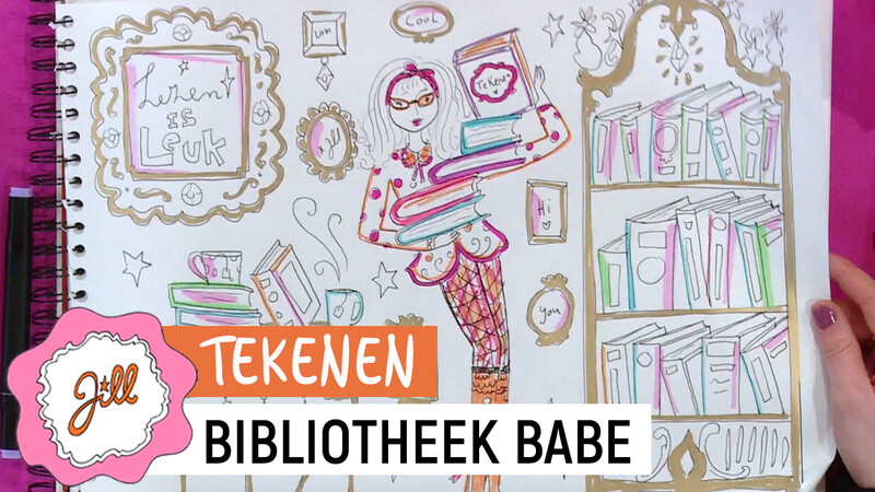 Bibliotheek Babe - Tekenen | Jill
