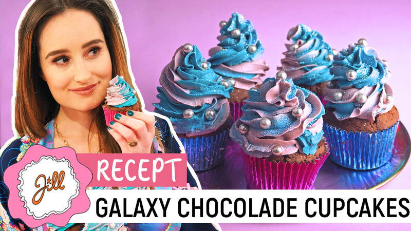 Galaxy Chocolate Cupcakes