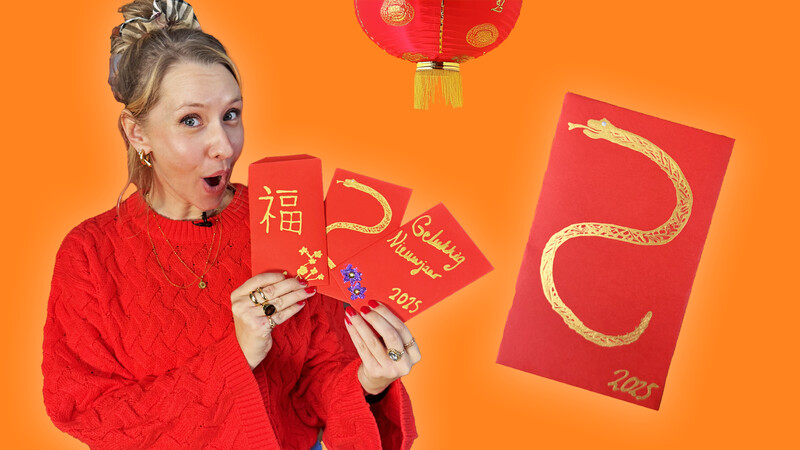 Knutsel een geluksenvelop voor Chinees Nieuwjaar