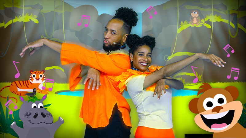 10 MINUTEN DANSEN MET JUNGLEDIEREN