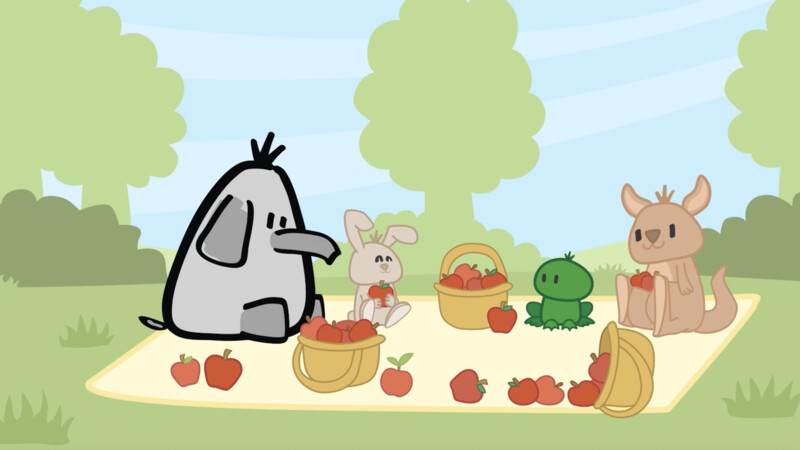 Ellie de Olifant - De appelboom