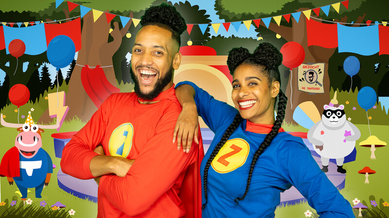 Zuzu en Ziggy gaan naar het superhelden feest