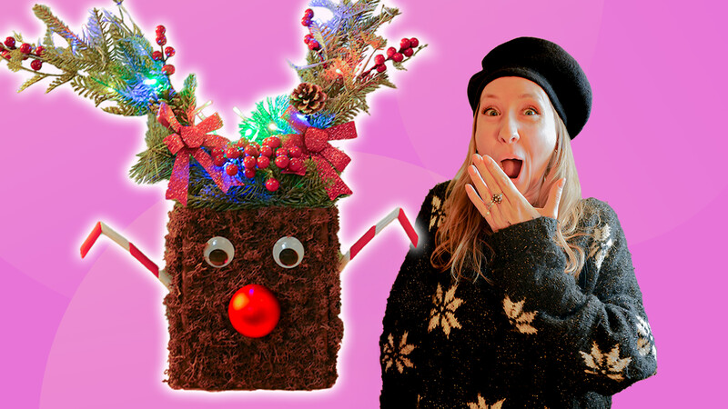 Lichtgevend rendier!