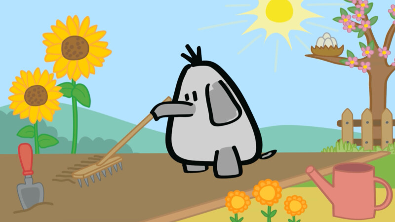 Ellie de Olifant - De bloementuin