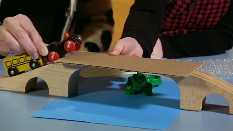 Een brug voor de trein