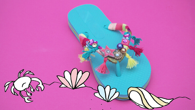 Tropical Slipper - Summer DIY | Jill