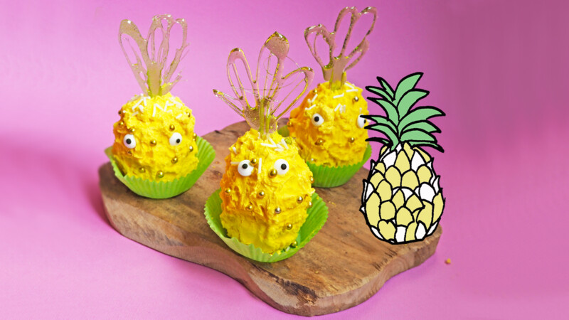 Ananas Cupcakes - Recept | Jill