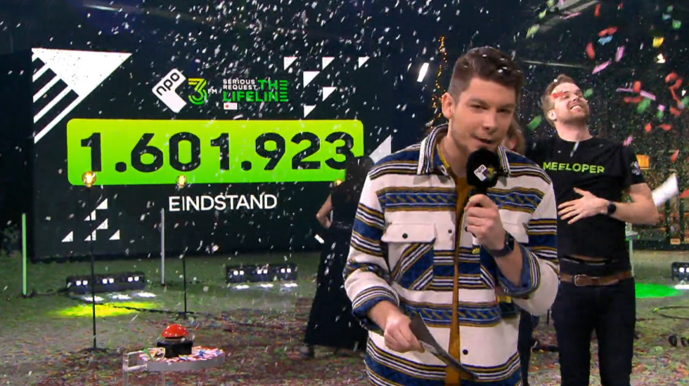 3FM Serious Request Eindstand gemist? Terugkijken doe je op NPO3.nl 3FM Serious Request Eindstand gemist? Terugkijken doe je op NPO3.nl