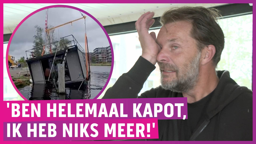 Peperdure woonboot zinkt: eigenaar in tranen met 70K schuld!