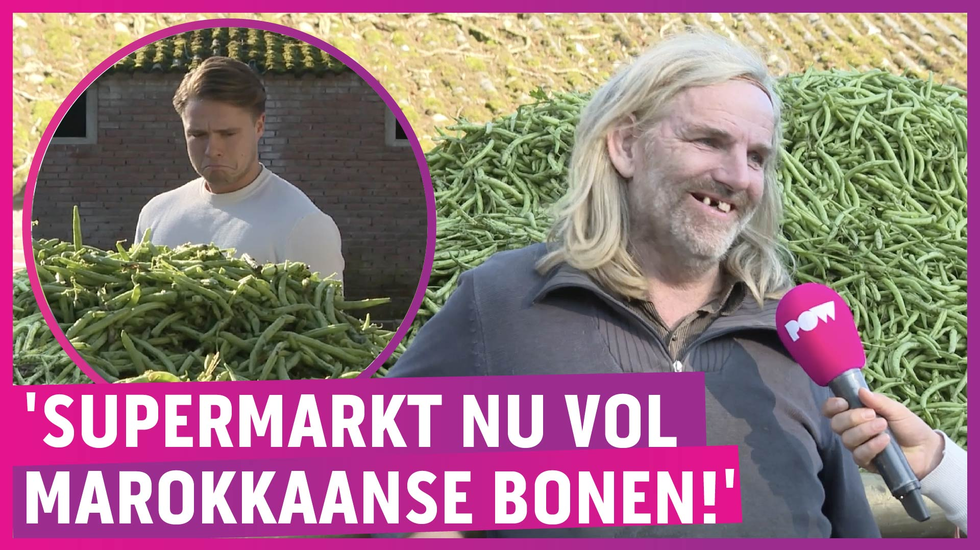 Boer Kees genaaid door supermarkt: 100.000kg bonen over!