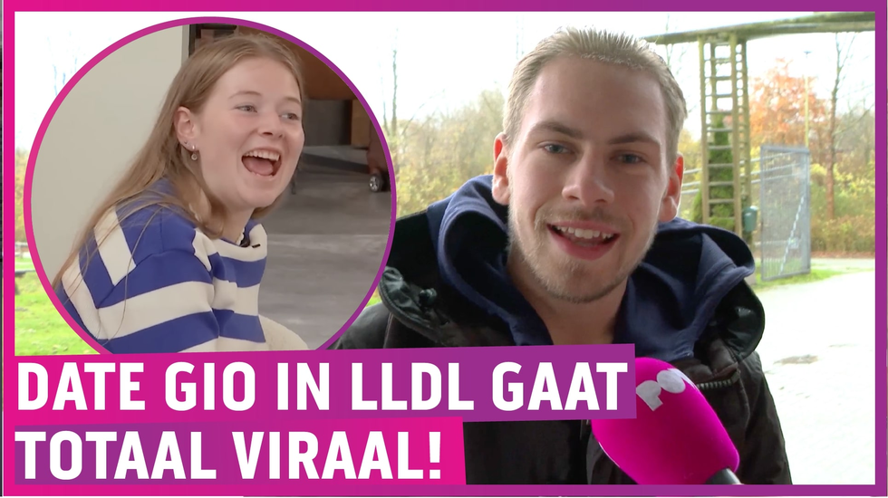 Bizarre date Gio gaat viraal: 