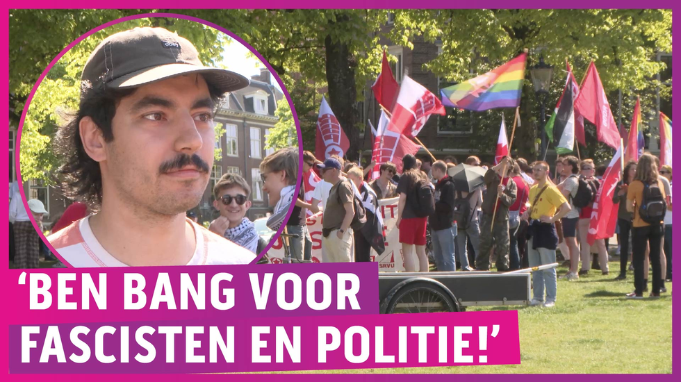 Socialisten demonstreren op Dag van de Arbeid: ‘Niet bang voor Russen!’
