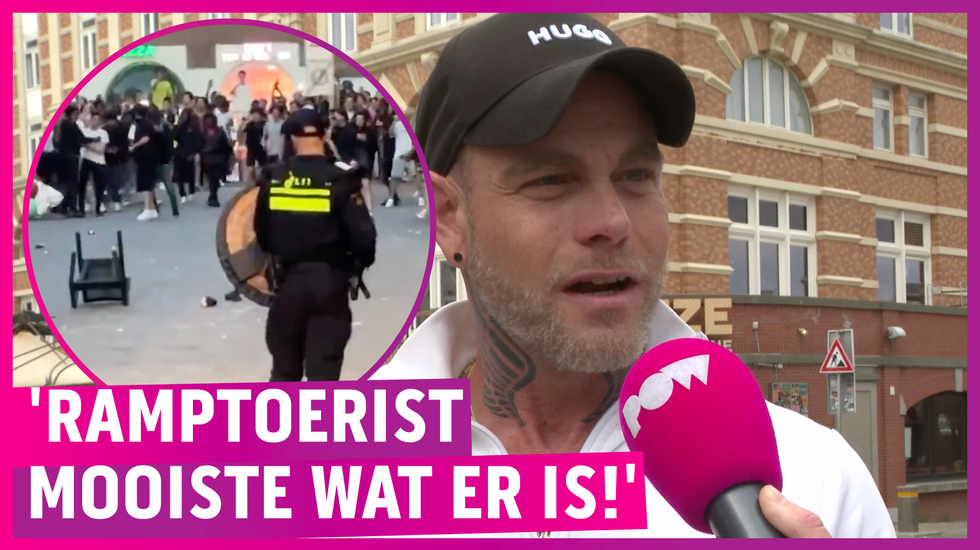 Complete chaos in Scheveningen, ME bekogeld: ‘Klo*tzakken!’