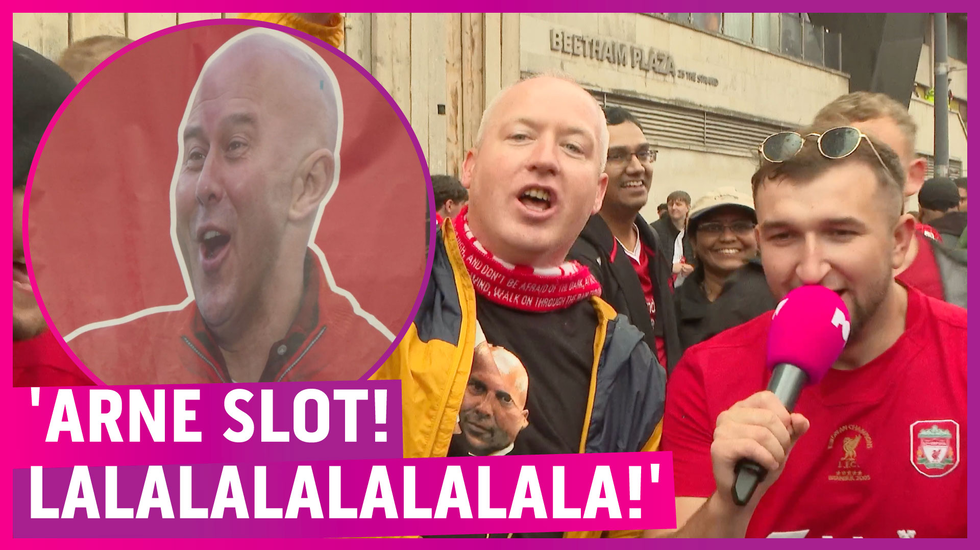 Oranje getint Liverpool viert feest: 