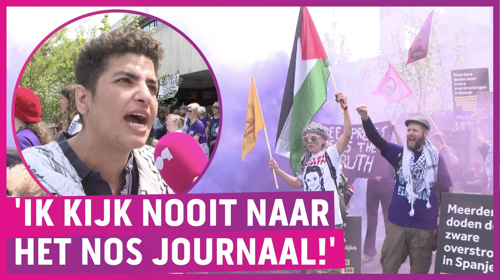 Palestina-brigade blokkeert NOS-gebouw: 