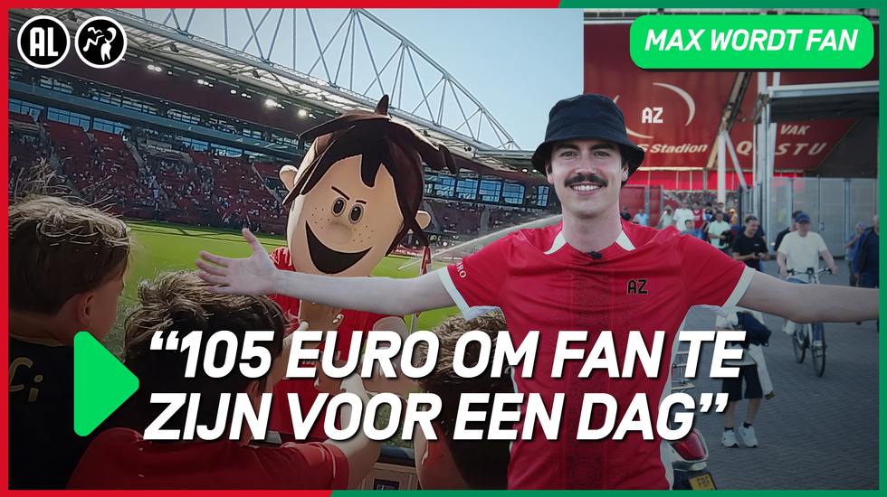 HEFTIG BROODJE + 105 EURO aan merch?! Max als AZ fan | Max Wordt Fan | NPO 3