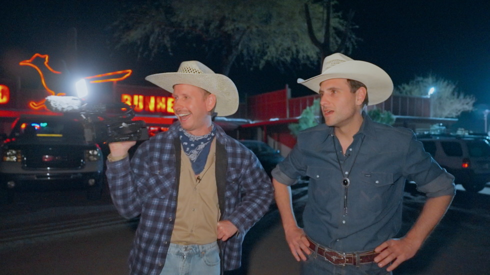 Cowboy trekt een pistool in PHOENIX