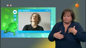 NOS Jeugdjournaal met gebarentolk